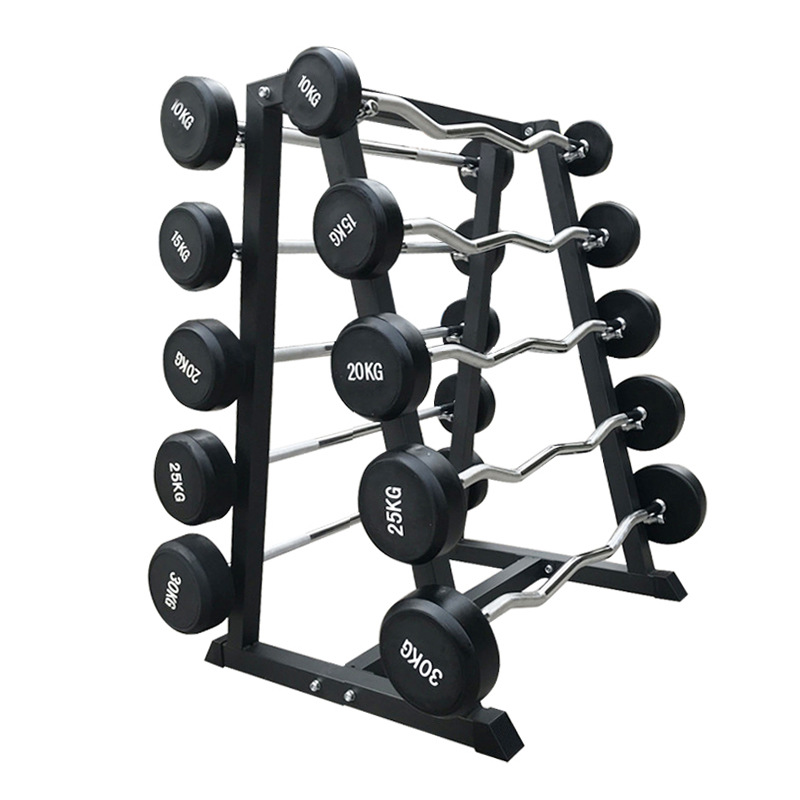 Gym vertical fixed multifunctional dumbbell rack