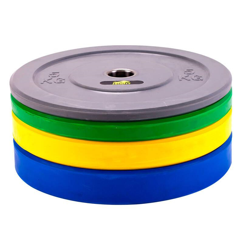 Competition color weight lifting rubber bumper plate