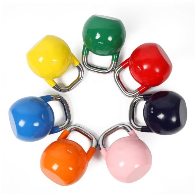 22 Coated Cast Iron Kettlebell (6)