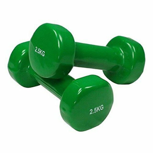 22 PVC Coating+ Iron Hex Dumbbell (3)