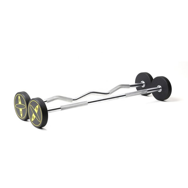 8 urethane EZ curl barbell (1)