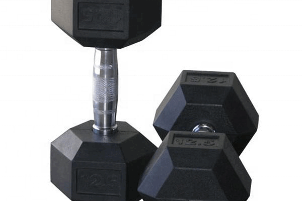 hex dumbbell set for gym training