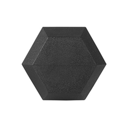 50LB rubber hex dumbbell with custom logo