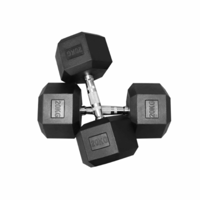 hex dumbbell set with rack for gyms