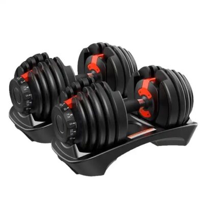 Automatic adjustable dumbbells