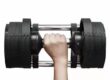 China steel adjustable dumbbell set
