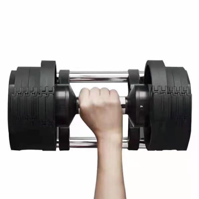 China Steel Adjustable Dumbbell Set 20kg 32kg Manufacturer Supply (1) China steel adjustable dumbbell set