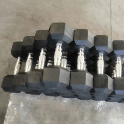 hex dumbbell set for gym training