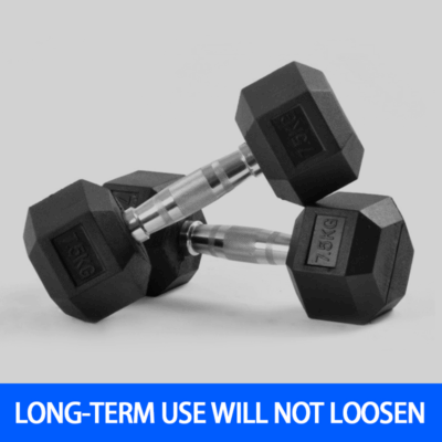 hex dumbbell set for gym training