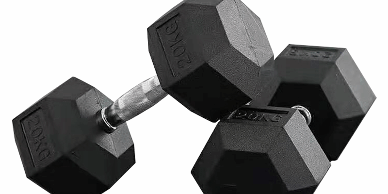 hex dumbbell set for gym training
