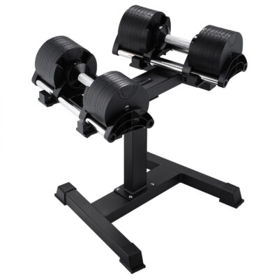 rubber dumbbell with weight plates CooSport