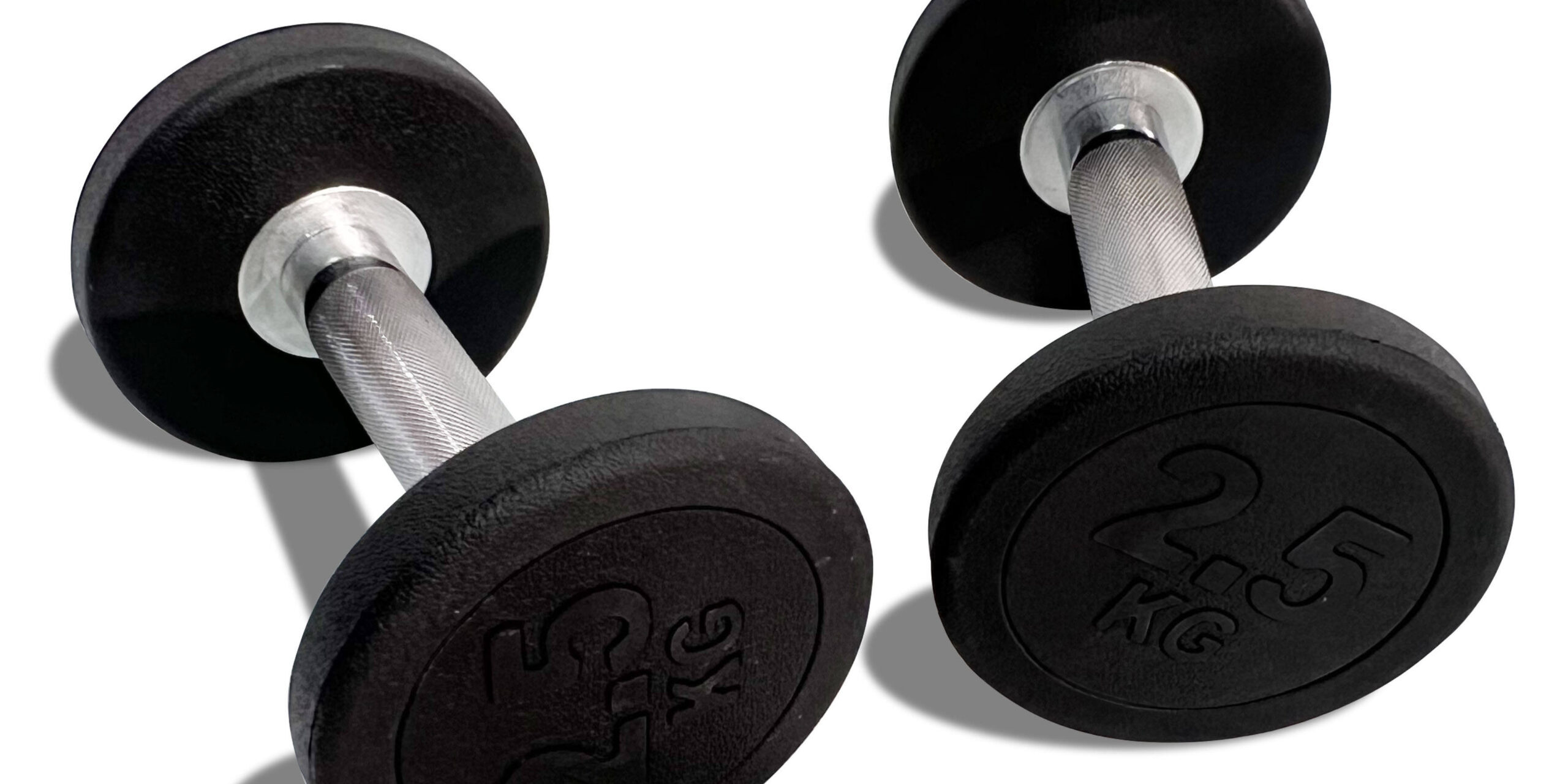urethane gym dumbbells rubber coated