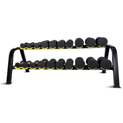 urethane gym dumbbells rubber coated
