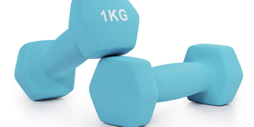 Custom Logo Neoprene Rubber Dumbbells 1kg Hex Gym Weights (1) rubber dumbbells 1kg hex design