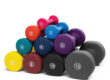 Custom neoprene hex dumbbells for core