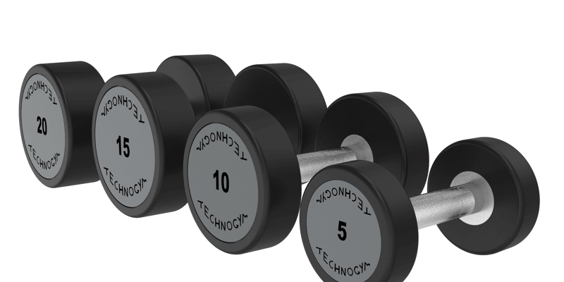 Wholesale urethane dumbbells round