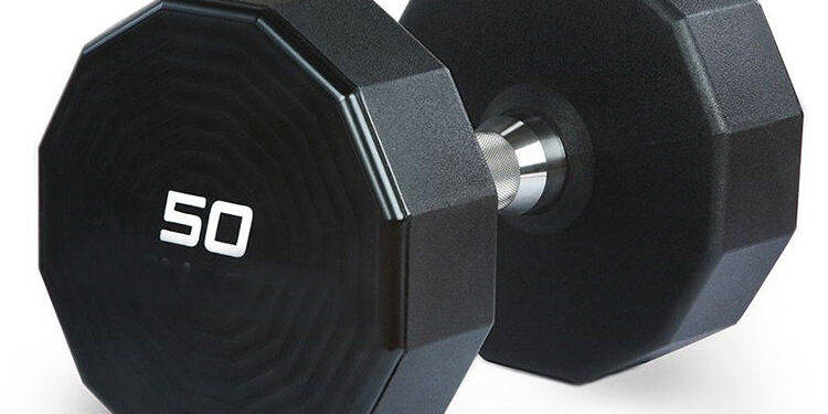 Fitness Gym 12-Sided Urethane Dumbbell Supplier for Strength Training (6) 12-sided urethane dumbbell supplier