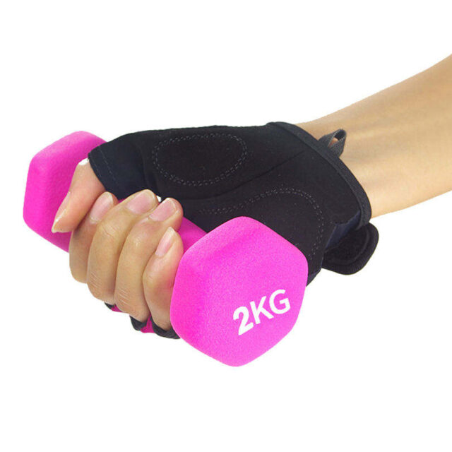 Hot Sale 1kg–10kg Neoprene Hex Dumbbell Set with Rack (3) Hex neoprene dumbbell set with rack