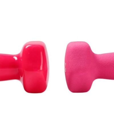 hexagonal neoprene dumbbells set for gym