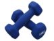 hexagonal neoprene dumbbells set for gym