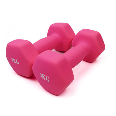 hex dumbbell with custom logo