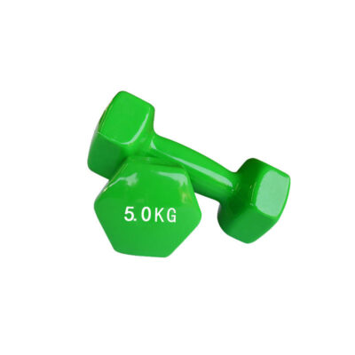 hex dumbbell with custom logo