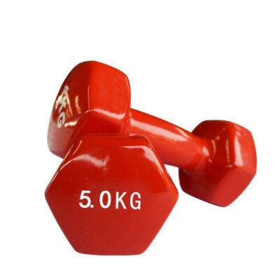 hex dumbbell with custom logo
