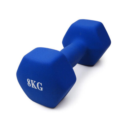 hex dumbbell with custom logo