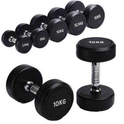 Urethane dumbbells bulk supply for gym