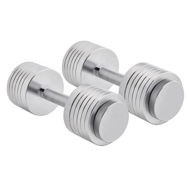 20kg Chrome Steel Adjustable Dumbbell Set