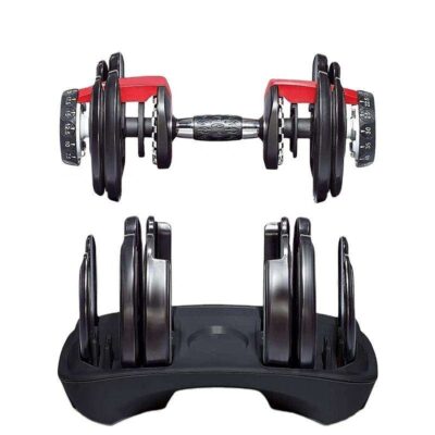 Adjustable Dumbbell 40KG 90LB Set