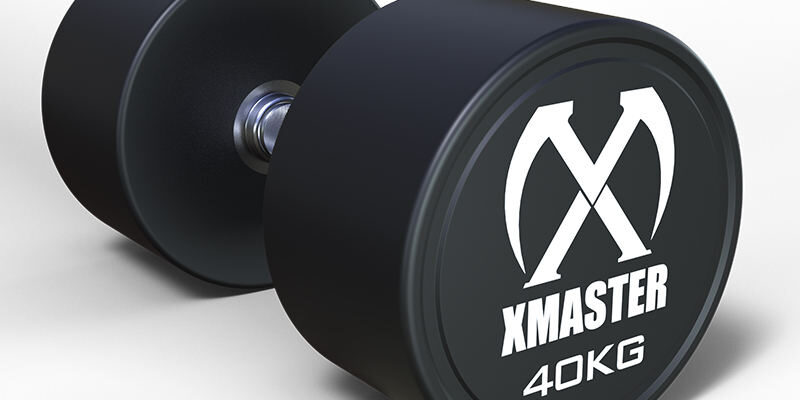 Custom Fixed CPU Urethane Dumbbell Set for Commercial Gym Training (5) Fixed CPU Urethane Dumbbell Set