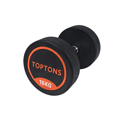 Round Head CPU Urethane Dumbbells for Gym