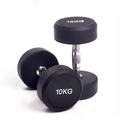 10KG Round Rubber Adjustable Dumbbell Set