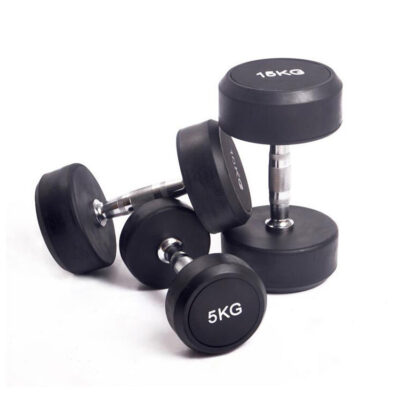 10KG Round Rubber Adjustable Dumbbell Set
