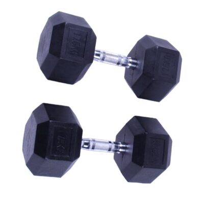 Rubber Dumbbells for Men Weight Lifting