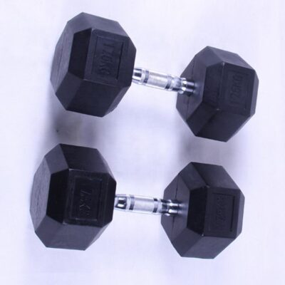 Rubber Dumbbells for Men Weight Lifting