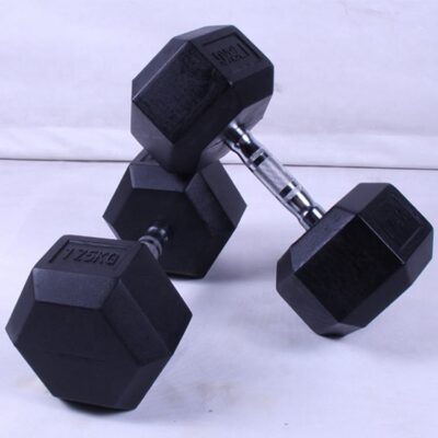 Rubber Dumbbells for Men Weight Lifting