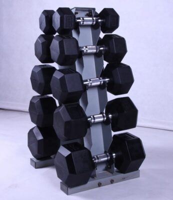 Rubber Dumbbells for Men Weight Lifting