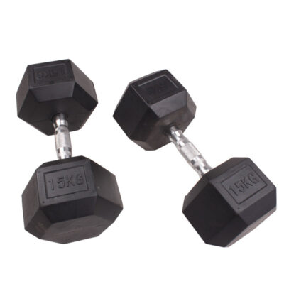 Rubber Dumbbells for Men Weight Lifting