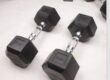 Rubber Dumbbells for Men Weight Lifting