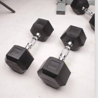 Rubber Dumbbells for Men Weight Lifting
