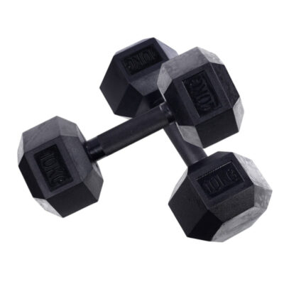 Tellus 2.5–10kg Hex Dumbbells Set