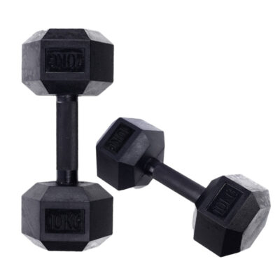 Tellus 2.5–10kg Hex Dumbbells Set