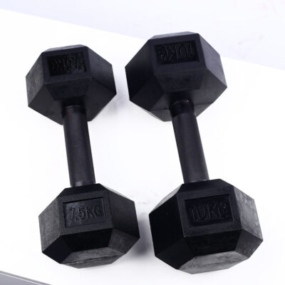 Tellus 2.5–10kg Hex Dumbbells Set