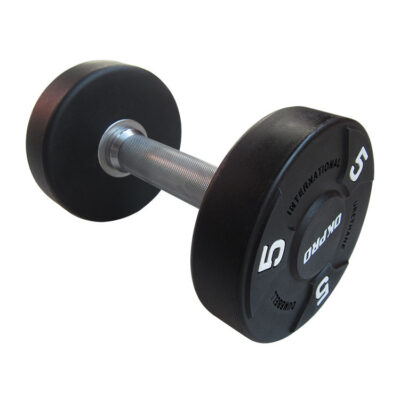 Round PU Gym Dumbbell China Wholesale